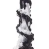 Fantasycolors Dildo Seapok Black-White 22 Cm -Anal sexleketøy butikk p dildo seapok black white 22 cm 131220 1