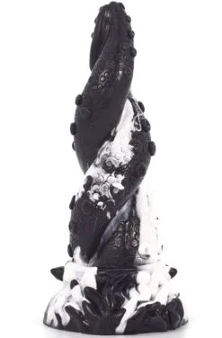 Fantasycolors Dildo Tentamix Black-White 20 Cm -Anal sexleketøy butikk p dildo tentamix black white 20 cm 2 143904