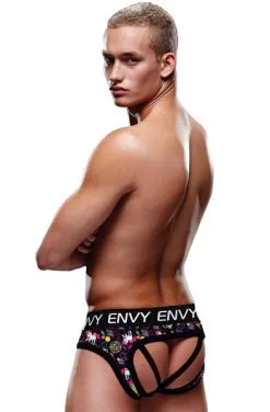 Envy Menswear Disco Unicorn Bubble Butt Jock -Anal sexleketøy butikk p disco unicorn bubble butt jock 2 220719