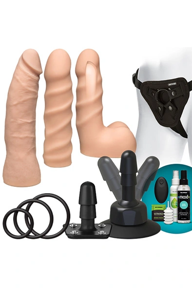 Doc Johnson Vibrating Dual Density Set Wireless Remote 3 Doc Johnson Vibrating Dual Density Set Wireless Remote