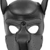 IntoYou Dog Hood With Removable Muzzle Black M -Anal sexleketøy butikk p dog hood with removable muzzle black