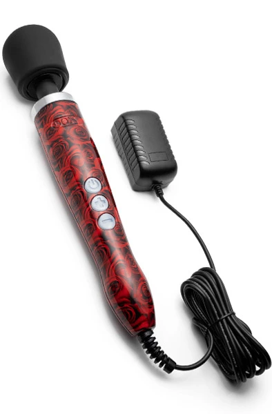 Doxy Die Cast Wand Massager Rose Pattern 5 Doxy Die Cast Wand Massager Rose Pattern - Bilde 3