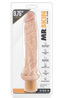 Blush Novelties Dr. Skin Cock Vibe 8 25cm -Anal sexleketøy butikk p dr. skin cock vibe 8 25cm productimage 2 005520