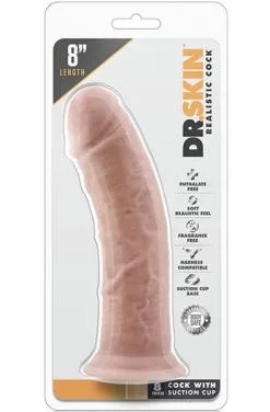Blush Novelties Dr. Skin Cock With Suction Cup 20,5 Cm -Anal sexleketøy butikk p dr. skin cock with suction cup 20 5 cm productimage 4 134011