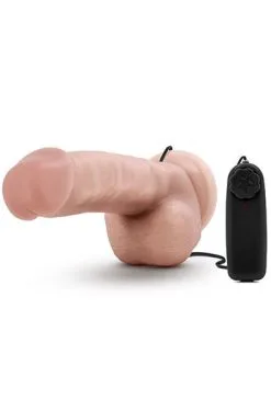 Blush Novelties Dr. Skin Dr. Jay Vibrating Cock 22cm -Anal sexleketøy butikk p dr. skin dr. jay vibrating cock 22cm 2