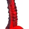 Monsterred Dragon Dildo Sarkan Black-Red 19 Cm -Anal sexleketøy butikk p dragon dildo sarkan black red 19 cm 124131