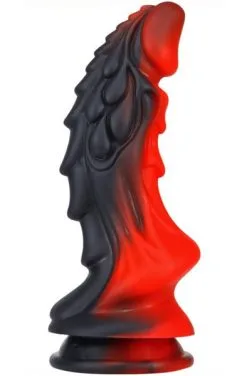 Monsterred Dragon Dildo Zomay Black-Red 23 Cm