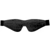 Dream Toys Blaze Blindfold Croco Black -Anal sexleketøy butikk p dream toys blaze blindfold croco black 234641