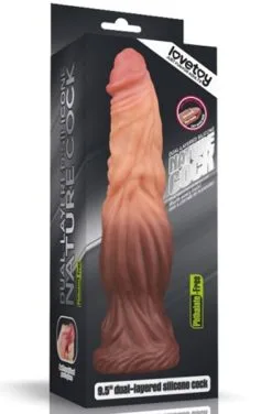 Lovetoy Dual Layered Nature Cock 24,5 Cm -Anal sexleketøy butikk p dual layered nature cock 24 5cm 4