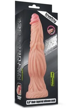 Lovetoy Dual-Layered Nature Cock Sillicone 24,5 Cm -Anal sexleketøy butikk p dual layered nature cock sillicone 24 5 cm 5 082519 1