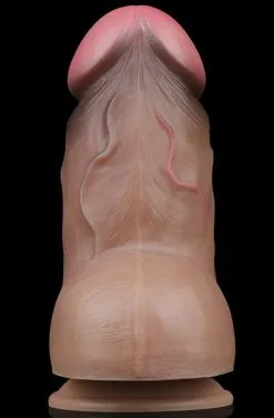 Lovetoy Dual-Layered Silicone Nature Cock 18 Cm -Anal sexleketøy butikk p dual layered silicone nature cock 18 cm 5 131048