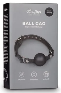 Easytoys Ball Gag With Large Silicone Ball -Anal sexleketøy butikk p easytoys ball gag with large silicone ball 2 1