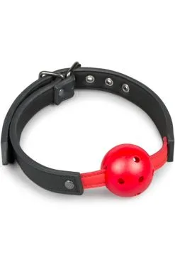 Easytoys Ball Gag With PVC Ball Red