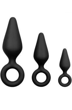 Easytoys Buttplug Set With Pull Ring