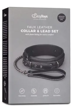 Easytoys Fetish Collar With Leash 7 Easytoys Fetish Collar With Leash -Anal sexleketøy butikk p easytoys fetish collar with leash 3 014454