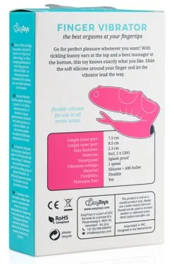 Easytoys Finger Vibrator Pink -Anal sexleketøy butikk p easytoys finger vibrator pink 3