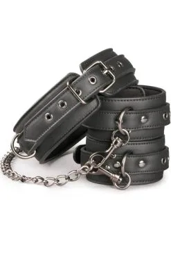 Easytoys Leather Collar With Anklecuff -Anal sexleketøy butikk p easytoys leather collar with anklecuff 2 1