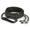 Easytoys Leather Collar With Nipple Chains -Anal sexleketøy butikk p easytoys leather collar with nipple chains