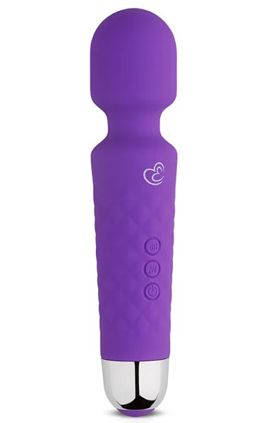 Easytoys Mini Wand Vibrator Purple 3 Easytoys Mini Wand Vibrator Purple