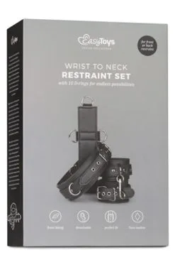 Easytoys Neck And Wrist Restraint Set 6 Easytoys Neck And Wrist Restraint Set -Anal sexleketøy butikk p easytoys neck and wrist restraint set productimage 2 173652