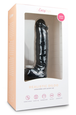 Easytoys Realistic Dildo Black 22,5 Cm -Anal sexleketøy butikk p easytoys realistic dildo black 22 5 cm 4