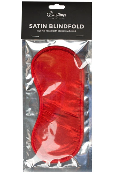 Easytoys Red Satin Eye Mask 4 Easytoys Red Satin Eye Mask - Bilde 2
