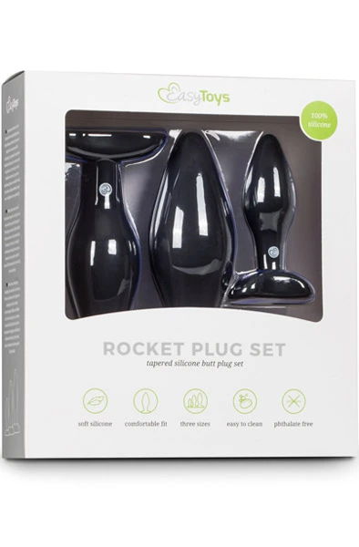 Easytoys Rocket Buttplug Set 5 Easytoys Rocket Buttplug Set - Bilde 3