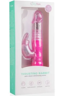 Easytoys Thrusting Rabbit Vibrator Pink -Anal sexleketøy butikk p easytoys thrusting rabbit vibrator pink productimage 3 112357 1