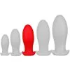 Eggplay Silicone Plug Saurus Egg Red Large -Anal sexleketøy butikk p eggplay silicone plug saurus egg red large 005459
