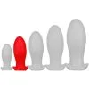 Eggplay Silicone Plug Saurus Egg Red Medium -Anal sexleketøy butikk p eggplay silicone plug saurus egg red medium 005722