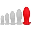 Eggplay Silicone Plug Saurus Egg Red XXL -Anal sexleketøy butikk p eggplay silicone plug saurus egg red xxl 195635