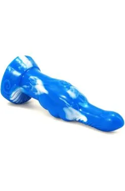 FantasyColors Dildo Freki Blue-White 25cm -Anal sexleketøy butikk p fantasycolors dildo freki blue white 25cm 2 181537