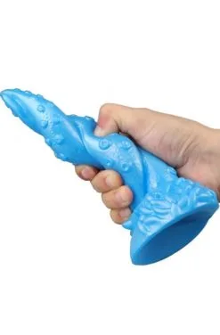 FantasyColors Dildo Octopus Blue 19cm -Anal sexleketøy butikk p fantasycolors dildo octopus blue 19cm 2 180424