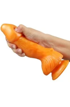 FantasyColors Dildo Phenix Orange 24cm -Anal sexleketøy butikk p fantasycolors dildo phenix orange 24cm 2 175430