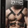 Fetish Black Shadow Fetish Aurum Light Chest Bondage Harness -Anal sexleketøy butikk p fetish aurum light chest bondage harness