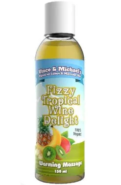 Vince & Michaels Fizzy Tropical Wine Delight Warming Massage 150ml