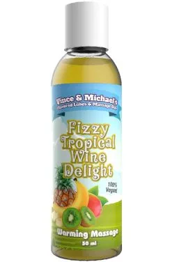 Vince & Michaels Fizzy Tropical Wine Delight Warming Massage 50ml