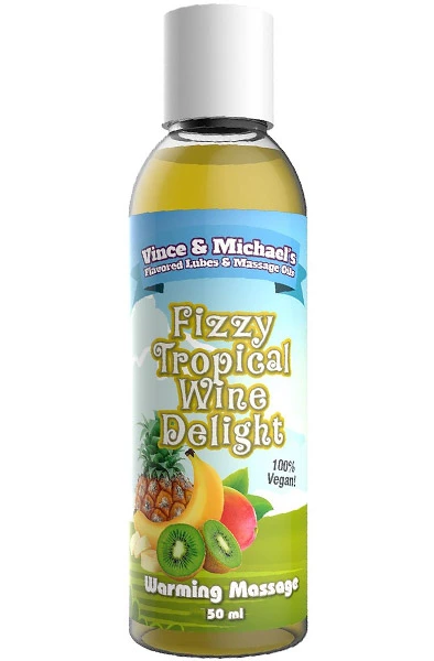 Vince & Michaels Fizzy Tropical Wine Delight Warming Massage 50ml 3 Vince & Michaels Fizzy Tropical Wine Delight Warming Massage 50ml