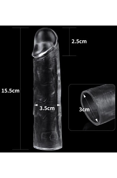 Lovetoy Flawless Clear Penis Sleeve 4 Lovetoy Flawless Clear Penis Sleeve - Bilde 2