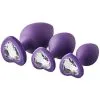 Dream Toys Flirts Anal Training Kit Gem Stone Purple -Anal sexleketøy butikk p flirts anal training kit gem stone purple 140256