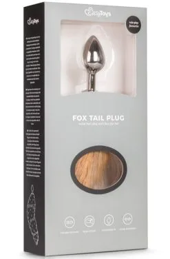 Easytoys Fox Tail Plug No. 2 Silver -Anal sexleketøy butikk p fox tail plug no. 2 silver 3 104056