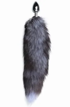 Easytoys Fox Tail Plug No. 4 Silver