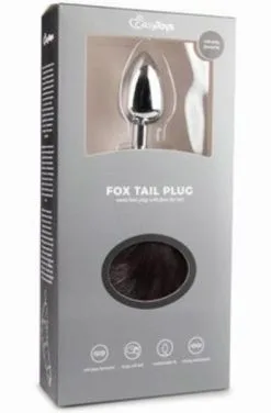 Easytoys Fox Tail Plug No. 4 Silver -Anal sexleketøy butikk p fox tail plug no. 4 silver 3 194614