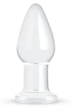 Gildo Clear Glass Buttplug 10cm Ø3,9cm