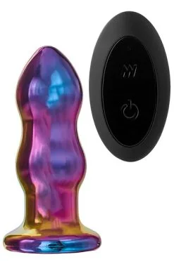 Dream Toys Glamour Glass Remote Vibe Curved Plug