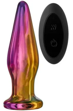 Dream Toys Glamour Glass Remote Vibe Tapered Plug