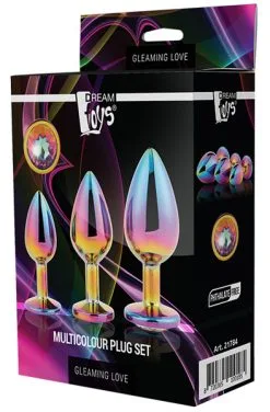 Dream Toys Gleaming Love Multicolour Plug Set 7 Dream Toys Gleaming Love Multicolour Plug Set -Anal sexleketøy butikk p gleaming love multicolour plug set 3
