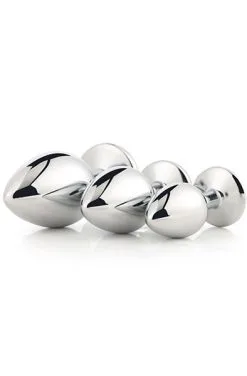 Dream Toys Gleaming Love Silver Plug Set 6 Dream Toys Gleaming Love Silver Plug Set -Anal sexleketøy butikk p gleaming love silver plug set 2