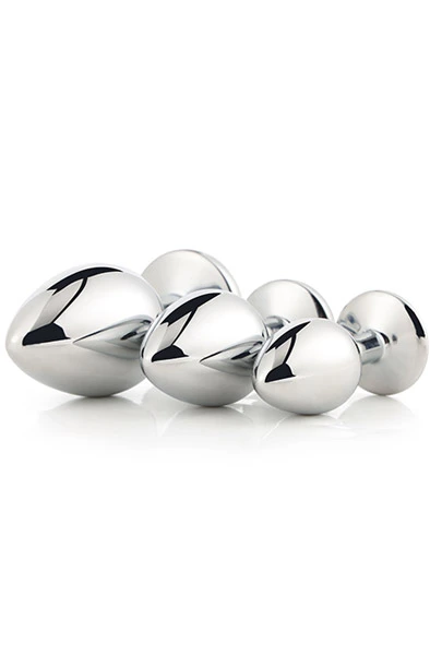 Dream Toys Gleaming Love Silver Plug Set 4 Dream Toys Gleaming Love Silver Plug Set - Bilde 2