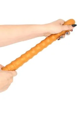 Gold Play Ribbed Small 25cm Ø4,5cm -Anal sexleketøy butikk p gold play ribbed small 25cm o4 5cm 3 213129